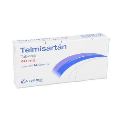 Telmisartan 40mg oral 14 tabletas