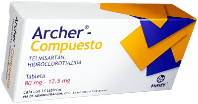 Archer compuesto 80/12.5mg oral 14 tabletas Archer compuesto 80/12.5mg oral 14 tabletas