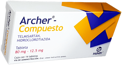 Archer compuesto 80/12.5mg oral 14 tabletas