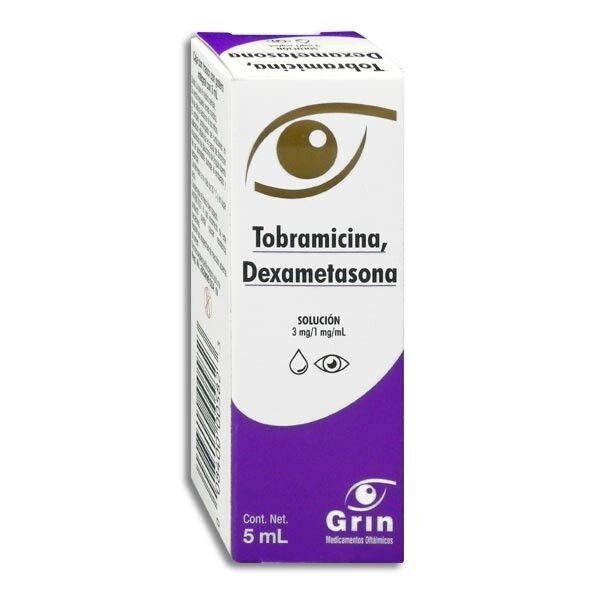 Tobramicina, Dexametasona Solución oftálmica Tobramicina, Dexametasona Solución oftálmica