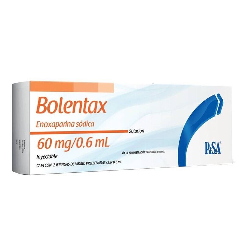 Bolentax Solución Inyectable 60mg 2 Jeringas 0.6mL Bolentax Solución Inyectable 60mg 2 Jeringas 0.6mL