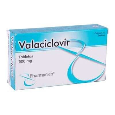 Valaciclovir 500mg 10 comprimidos Valaciclovir 500mg 10 comprimidos