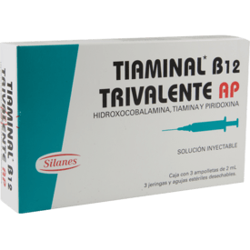 Tiaminal B12 Triv AP Solución Inyectable 3 ampolletas