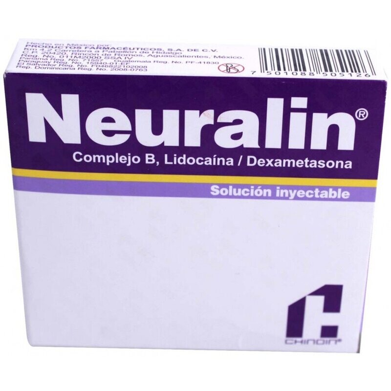 Neuralin Solución Inyectable 1 ampolleta Neuralin Solución Inyectable 1 ampolleta
