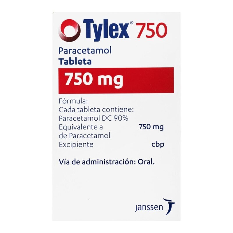 Tylex 750mg oral 20 Tabletas Tylex 750mg oral 20 Tabletas