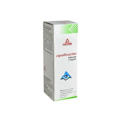 Ciprofloxacino Solucion Oftalmica 5mL Ciprofloxacino Solucion Oftalmica 5mL