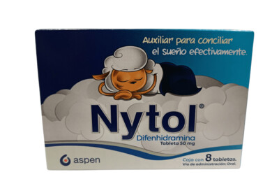 Nytol oral 8 tabletas