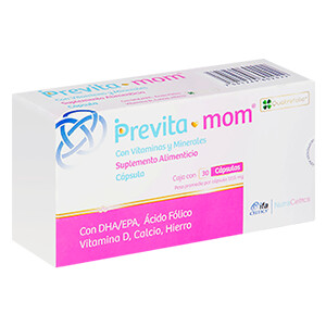 Previta mom oral 30 Cápsulas Previta mom oral 30 Cápsulas