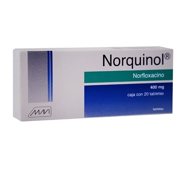 Norquinol 400mg oral 20 tabletas