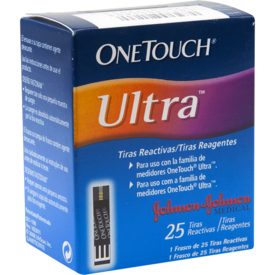 Tiras Reactivas OneTouch Ultra c25