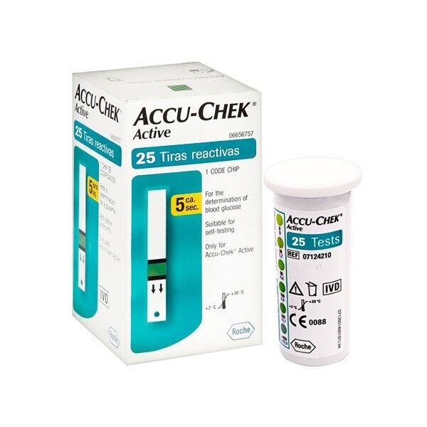 Tiras Accu-Chek Active c25