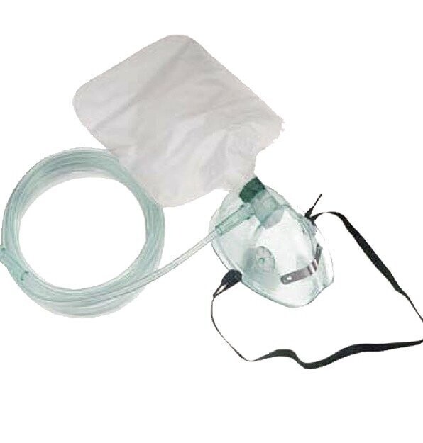 Mascarilla para Oxigeno Con Bolsa de Reinhalación Adulto