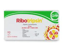 Ribotripsin oral 30 tabletas