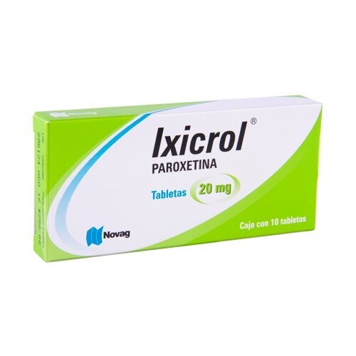 Ixicrol Oral 20mg 10 Tabletas