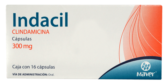 Indacil 300mg oral 16 Cápsulas