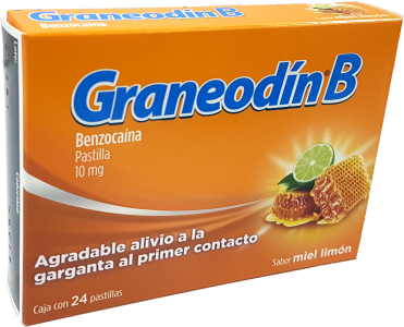 Graneodin B Miel Limón oral 24 Pastillas