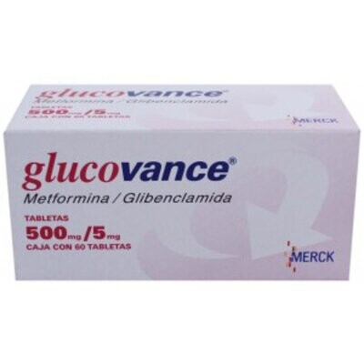 Glucovance 500/5mg Oral 60 Tabletas Glucovance 500/5mg Oral 60 Tabletas