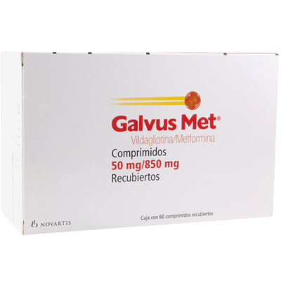 Galvus Met 50/850mg oral 60 comprimidos Galvus Met 50/850mg oral 60 comprimidos