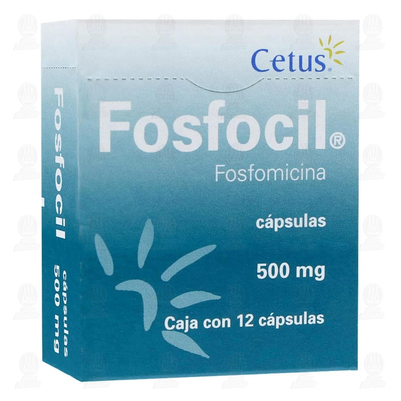 Fosfocil 500mg oral 12 cápsulas
