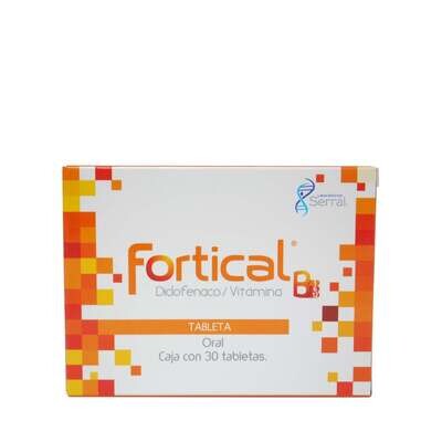 Fortical B Simple oral 30 grageas