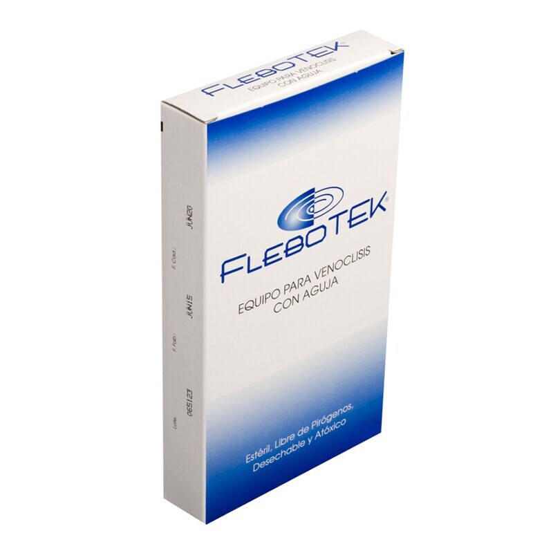 Flebotek Equipo para Venoclisis con Aguja Flebotek Equipo para Venoclisis con Aguja