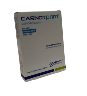 Carnotprim 10mg Solución Inyectable 6 ampolletas Carnotprim 10mg Solución Inyectable 6 ampolletas