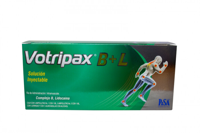 Votripax B+L Solución Inyectable 5 Ampolletas Votripax B+L Solución Inyectable 5 Ampolletas