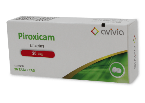 Piroxicam 20mg Oral 20 Tabletas