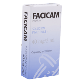 Facicam 40mg Solución Inyectable 2 Ampolletas Facicam 40mg Solución Inyectable 2 Ampolletas