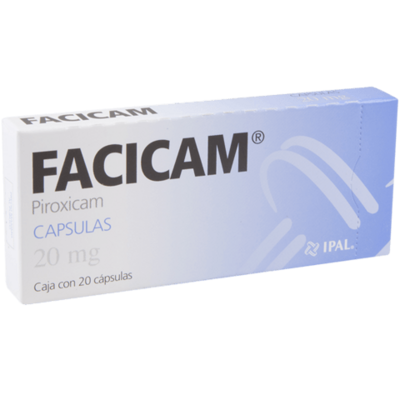 Facicam Oral 20mg 20 Cápsulas