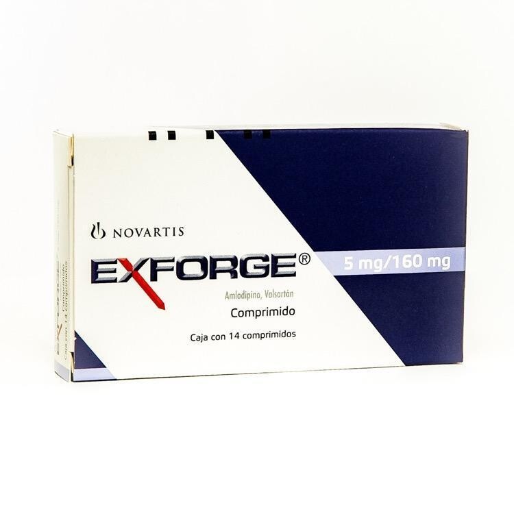 Exforge Oral 5/160mg 14omprimidos