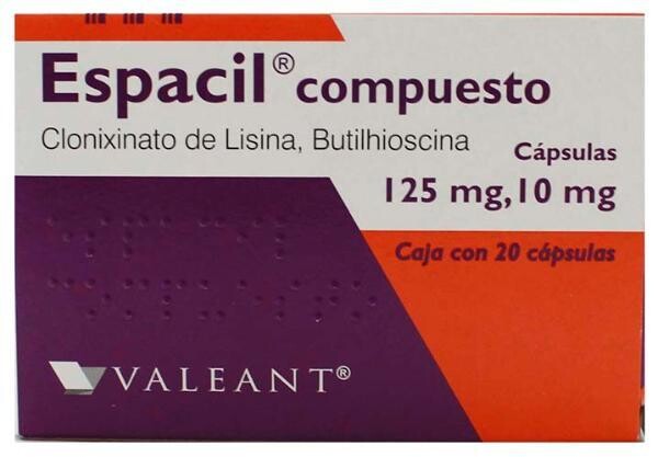 Espacil Compuesto Oral 20 Cápsulas