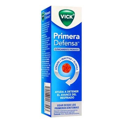 Vick Primera Defensa Solición Nasal 15mL Vick Primera Defensa Solición Nasal 15mL
