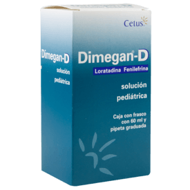 Dimegan-D Solución Oral Pedriátrica 60mL Dimegan-D Solución Oral Pedriátrica 60mL
