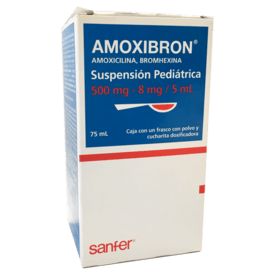 Amoxibron 500mg Suspensión Oral 75mL Amoxibron 500mg Suspensión Oral 75mL