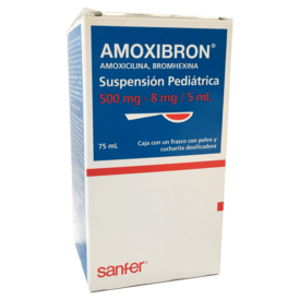 Amoxibron 500mg Suspensión Oral 75mL
