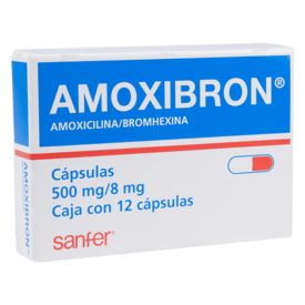 Amoxibron 500mg Oral 12 Cápsulas Amoxibron 500mg Oral 12 Cápsulas