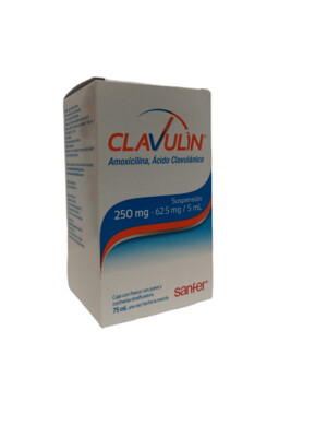 Clavulin 250/62.5mg Suspensión oral 75mL Clavulin 250/62.5mg Suspensión oral 75mL