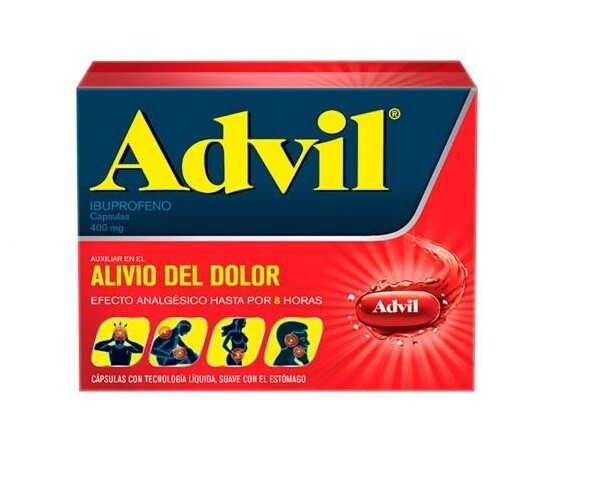 Advil 400mg oral 10 cápsulas Advil 400mg oral 10 cápsulas