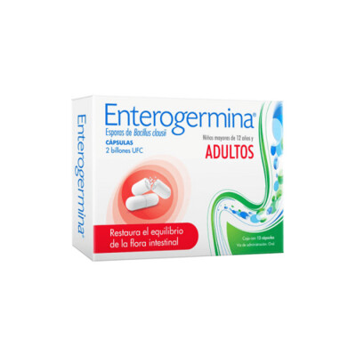 Enterogermina 2 Billones oral 12 cápsulas