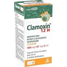 Clamoxin 400mg Suspensión oral 50mL Clamoxin 400mg Suspensión oral 50mL
