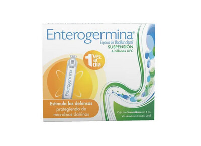 Enterogermina 4 Billones oral 5 Ampolletas