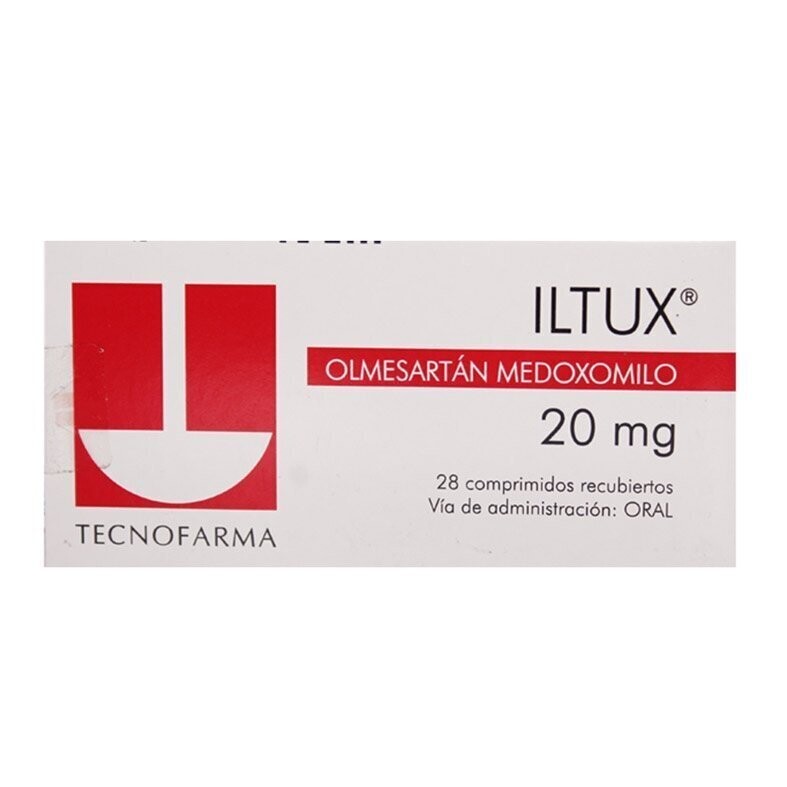 Iltux 20mg oral 28 tabletas