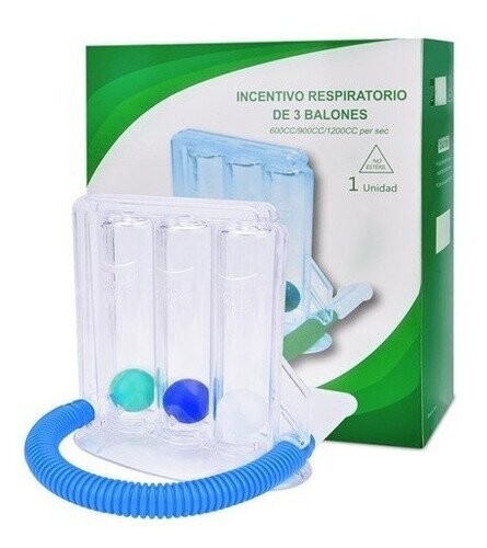 Espirometro (INCENTIVO RESPIRATORIO) de 3 Balones Espirometro (INCENTIVO RESPIRATORIO) de 3 Balones