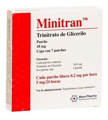 Minitran Tránsdermico 7 Parches Minitran Tránsdermico 7 Parches