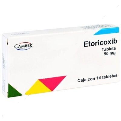 Etoricoxib 90mg oral 14 Tabletas