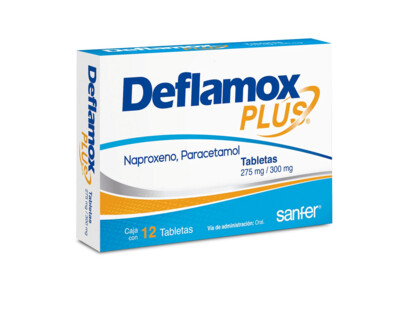 Deflamox Plus oral 12 tabletas