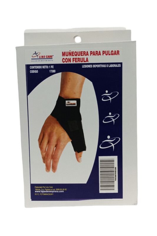 Muñequera de Neopreno con Pulgar Mediana Line Care Muñequera de Neopreno con Pulgar Mediana Line Care