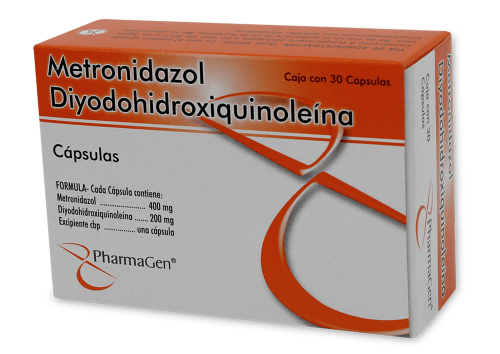 Metronidazol/Diyodo Oral 30 Cápsulas