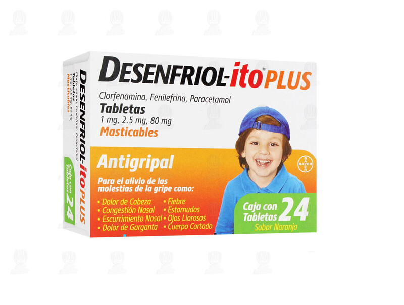 Desenfriolito Plus 24 tabletas masticables Desenfriolito Plus 24 tabletas masticables